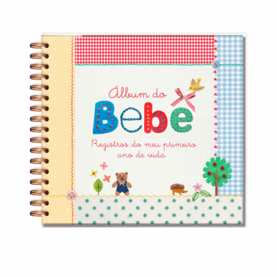 Álbum do Bebê Fina Ideia Palavra 23x21cm 52 páginas 240g/m² capa dura