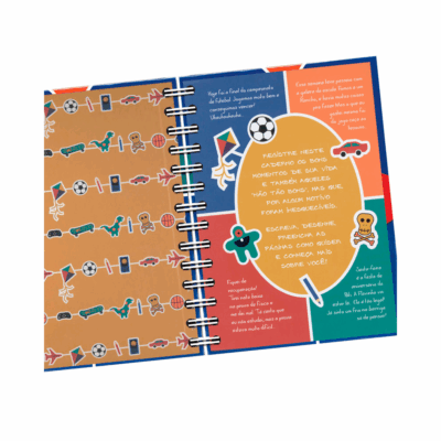 Alternative view of Diário com Chave Fina Ideia Fechadura Menino 11,8x17,5cm 84 folhas capa protetora