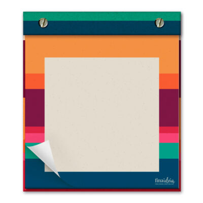 Bloco Office Pinos Fina Ideia Reciclar 14,5x14,2cm 160 folhas 75g/m²