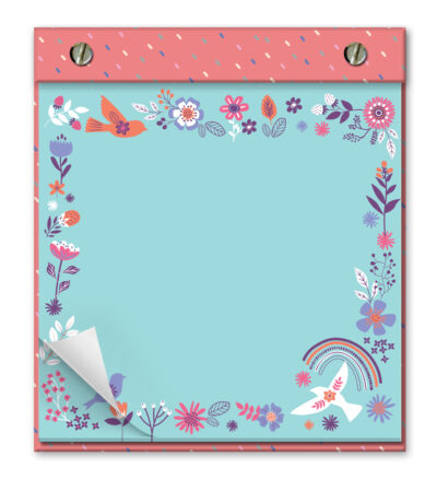 Bloco Office Pinos Fina Ideia Alegria 14,5x14,2cm 160 folhas 75g/m²