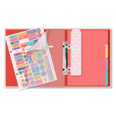 Alternative view of Caderno Argolado P A5 Fina Ideia Orgânica 14,5x20,5cm 80 folhas pautadas capa protetora