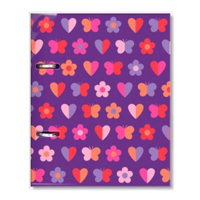 Caderno Argolado P A5 Fina Ideia Fun 14,5x20,5cm 80 folhas pautadas capa protetora