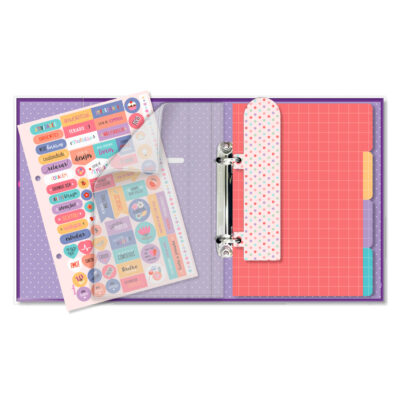 Alternative view of Caderno Argolado P A5 Fina Ideia Fun 14,5x20,5cm 80 folhas pautadas capa protetora