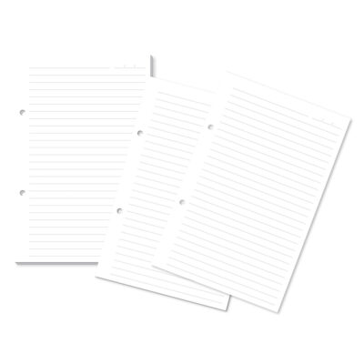 Refil Pautado Fina Ideia Caderno Argolado P 13,5x20,5cm 40 folhas