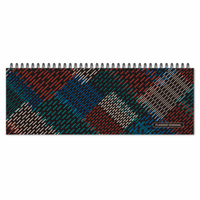 Planner Organizador Semanal Fina Ideia Traços 30×10,5cm 52 folhas capa dura