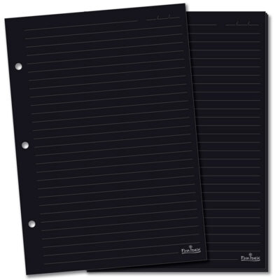 Alternative view of Refil Preto Pautado Caderno Argolado Colegial Fina Ideia 30 folhas 90g