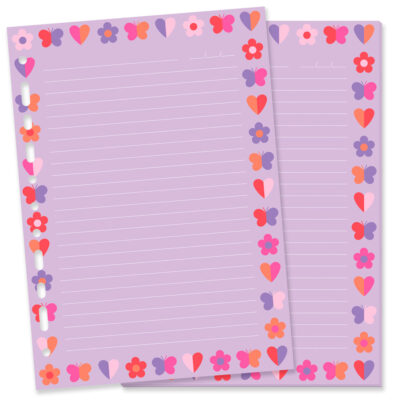 Alternative view of Refil Decorado Caderno Argolado Colegial Fina Ideia Fun 30 folhas 90g