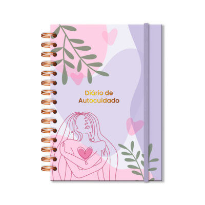 Diário de Autocuidado Fina Ideia 14,5x20,5cm 105 folhas capa dura