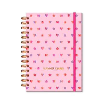 Planner Diário Fina Ideia Fun 14,5x20,5cm 80 folhas capa dura