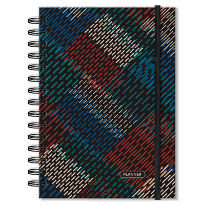 Planner Permanente M Fina Ideia Traços 13,4x20,5cm 105 folhas capa protetora