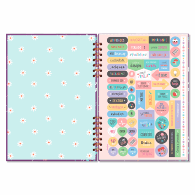 Alternative view of Planner Mensal Compacto Fina Ideia Alegria 14,5x20,5cm 32 folhas capa dura