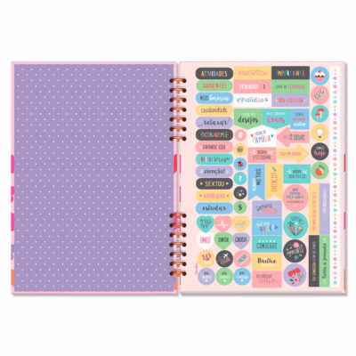 Alternative view of Planner Mensal Compacto Fina Ideia Fun 14,5x20,5cm 32 folhas capa dura