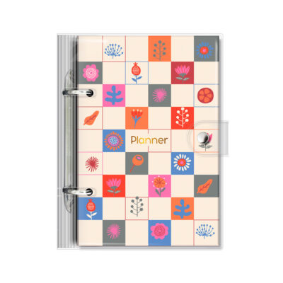 Planner P Quadrinhos Fina Ideia 11,8x17,5cm 105 folhas capa plástica com botão