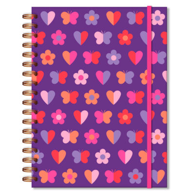 Caderno Colegial 1 Matéria Fina Ideia Fun 17,3x23,5cm 80 folhas 90g/m² capa dura