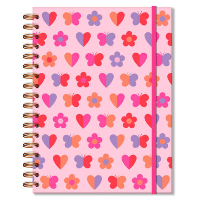 Caderno Colegial 10 Matérias Fina Ideia Fun 17,3x23,5cm 160 folhas 63g/m² capa dura