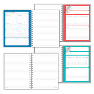 Alternative view of Caderno Colegial 10 Matérias Fina Ideia Fun 17,3x23,5cm 160 folhas 63g/m² capa dura