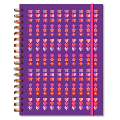 Caderno Folhas Removíveis Fina Ideia Fun 16,5x23,2cm 80 folhas 90g/m² capa dura