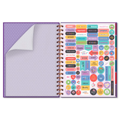Alternative view of Caderno Folhas Removíveis Fina Ideia Fun 16,5x23,2cm 80 folhas 90g/m² capa dura
