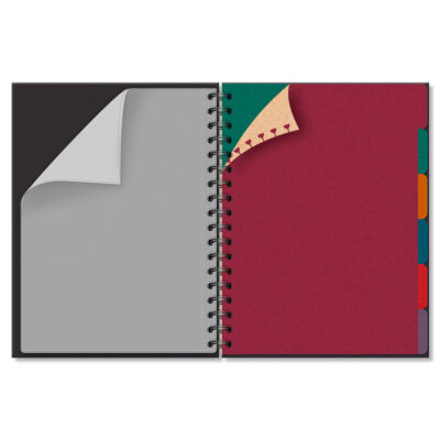 Alternative view of Caderno Folhas Removíveis Fina Ideia Liso Preto 16,5x23,2cm 80 folhas 90g/m² capa dura