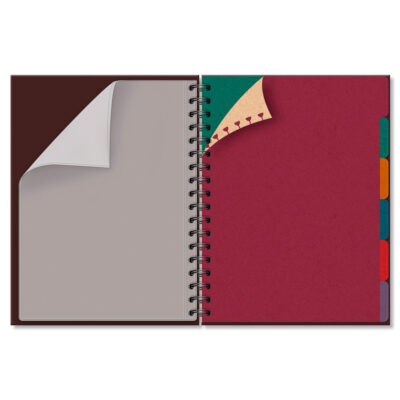 Alternative view of Caderno Folhas Removíveis Fina Ideia Liso Cacau 16,5x23,2cm 80 folhas 90g/m² capa dura