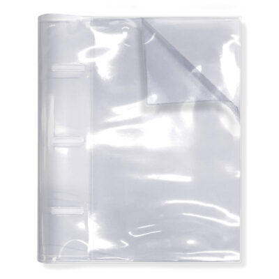 Capa Plástica PVC Cristal para Caderno Argolado Fina Ideia