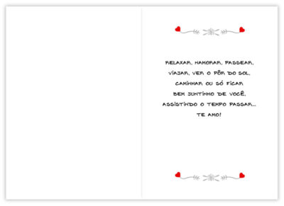 Alternative view of Cartão Artesanal Romântico Lettering Amor Fina Ideia 11x15,5cm com envelope