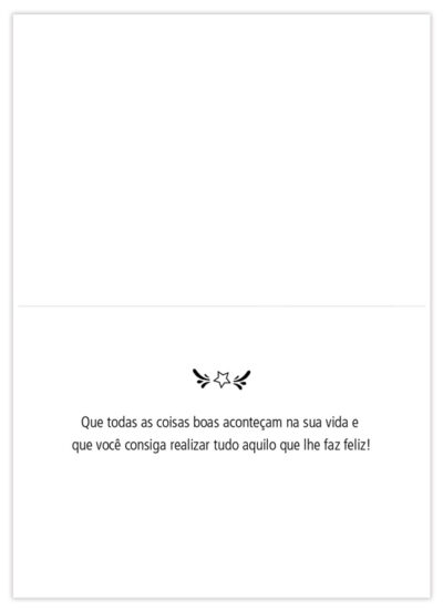 Alternative view of Cartão Essencial Felicitações Acredite em Você Fina Ideia 11x15,5cm com envelope