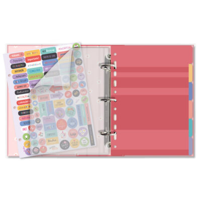 Alternative view of Caderno Argolado Fina Ideia Buquê 16,5x23,2cm 80 folhas capa protetora