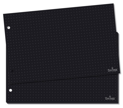 Alternative view of Fichas Pretas Pontilhadas Fina Ideia 5×8 20,4x12,8cm 30 unidades