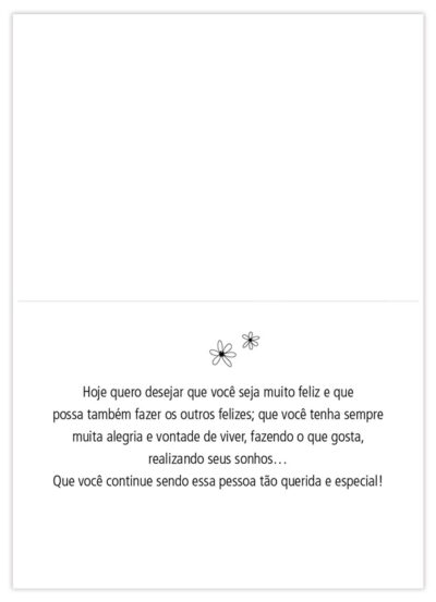 Alternative view of Cartão Essencial Feliz Aniversário Fina Ideia 11x15,5cm com envelope