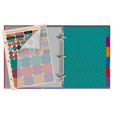 Alternative view of Caderno Argolado Fina Ideia Croma 16,5x23,2cm 80 folhas capa protetora