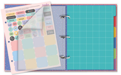 Alternative view of Caderno Argolado Planner Fina Ideia Riscadinho 16,2x23,5cm 103 folhas capa protetora