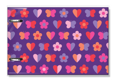 Porta-Fichas Fun Fina Ideia 20,5x14,5cm 48 fichas pautadas capa protetora