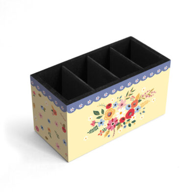 Porta-treco Fina Ideia Buquê 17x8,5x9cm em MDF