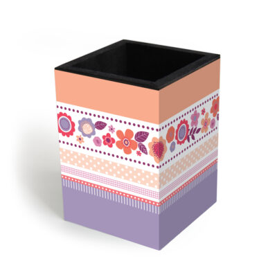 Porta-lápis Fina Ideia Pop 7x7x10cm em MDF