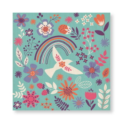 Quadrinho 20x20 Alegria Azul