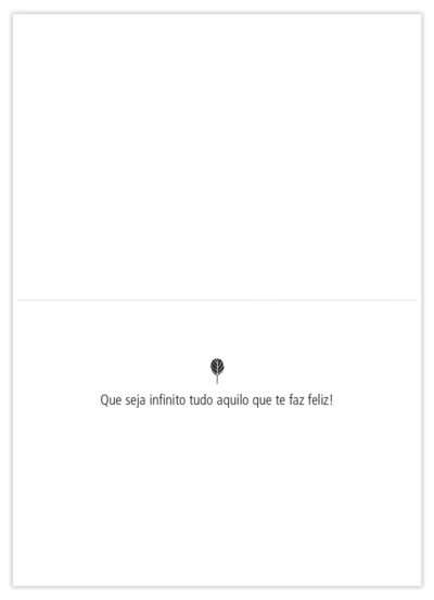 Alternative view of Cartão Essencial Felicidades Cogumelos Kraft Fina Ideia 11x15,5cm com envelope