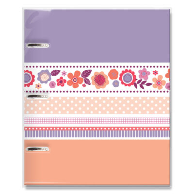 Caderno Argolado Fina Ideia Pop 16,5x23,2cm 80 folhas capa protetora