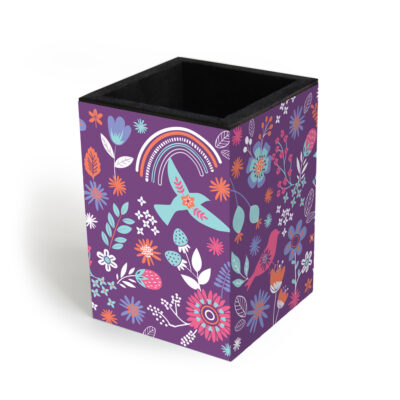 Alternative view of Porta-lápis Fina Ideia Alegria 7x7x10cm em MDF