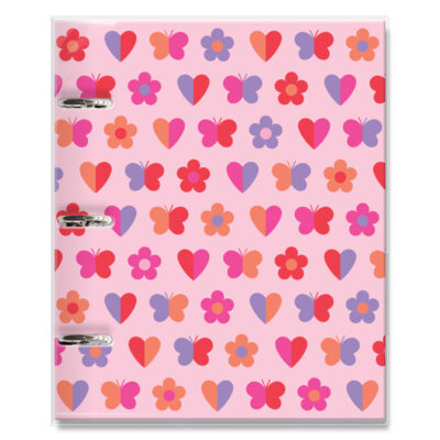 Caderno Argolado Fina Ideia Fun 16,5x23,2cm 80 folhas capa protetora