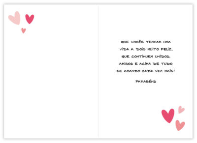 Alternative view of Cartão Artesanal Casamento Carro Noivos Fina Ideia 11x15,5cm com envelope