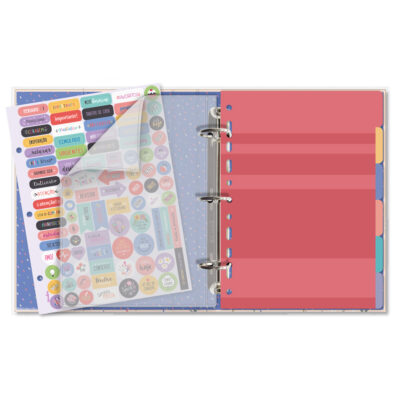 Alternative view of Caderno Argolado Fina Ideia Primavera 16,5x23,2cm 80 folhas capa protetora