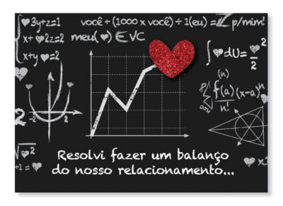 Cartão Mix Romântico Balanço Fina Ideia 11x15,5cm com envelope