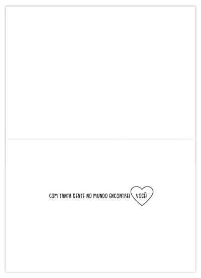 Alternative view of Cartão Mix Romântico Encontrei Fina Ideia 11x15,5cm com envelope