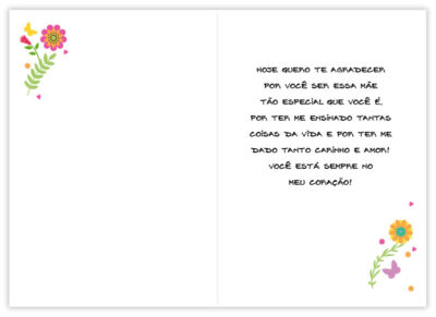 Alternative view of Cartão Artesanal Mãe Vaso de Flores Fina Ideia 11x15,5cm com envelope