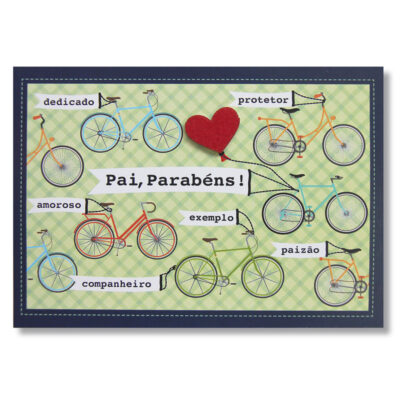 Cartão Mix Pai Bicicletas