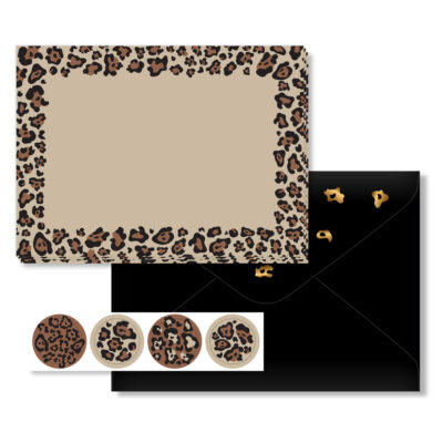 Alternative view of Kit Cartões de Agradecimento Fina Ideia Oncinha 14x11cm com 8 unid.