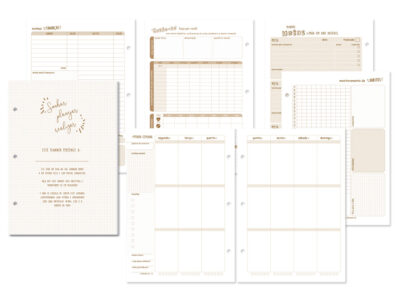 Alternative view of Caderno Argolado Planner Fina Ideia Reciclar 16,2x23,5cm 103 folhas capa protetora