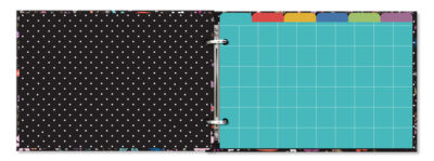 Alternative view of Porta-fichas Fiore Fina Ideia 25,5x18cm 48 fichas pautadas capa dura