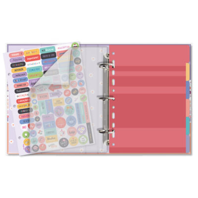 Alternative view of Caderno Argolado Fina Ideia Pop 16,5x23,2cm 80 folhas capa protetora